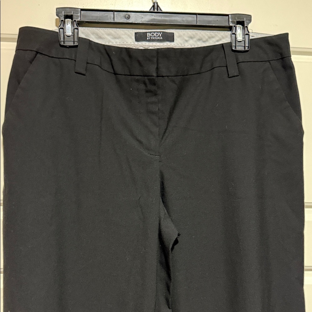 Victoria's Secret Black Wide-Leg Trousers 12 tall 32” Marisa fit dress pants - Picture 3 of 8